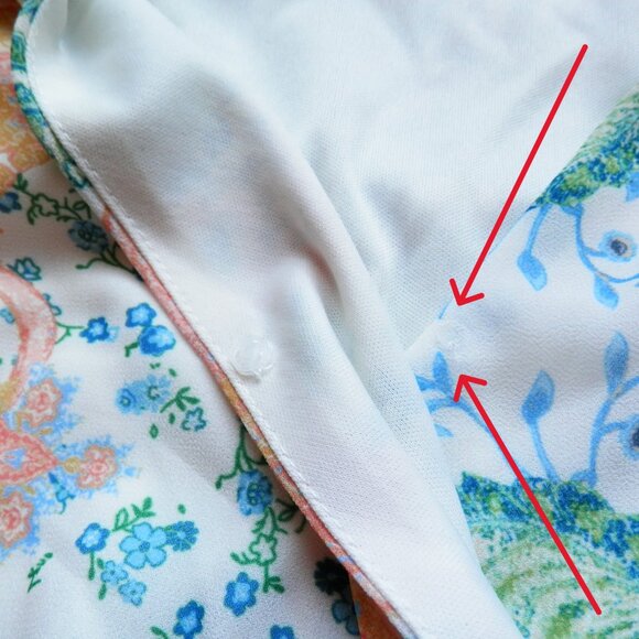 Flying Tomato || Paisley Long Sleeve & Layered Ruffle Hem Mini Dress - Picture 10 of 10